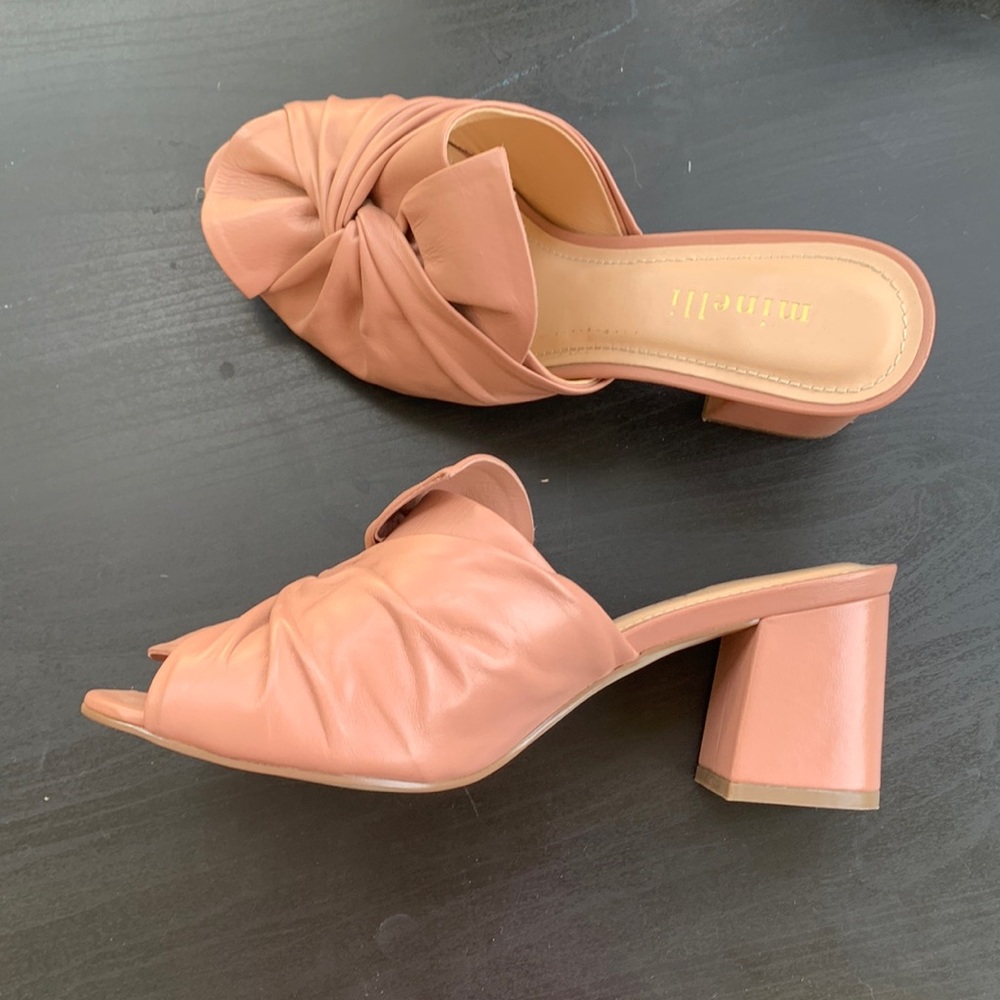 Minelli heals blush pink size 38 (7) leather. Worn once.